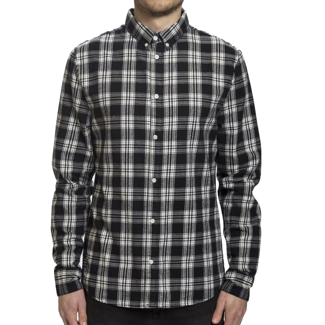 RVLT RVLT, 3483 Shirt Check, Black, L