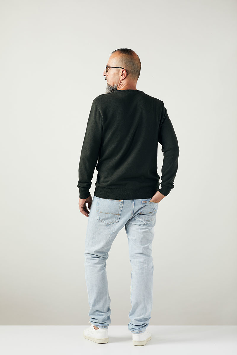 ZRCL ZRCL, M Basic Sweater ( swiss edition), dark green, XL