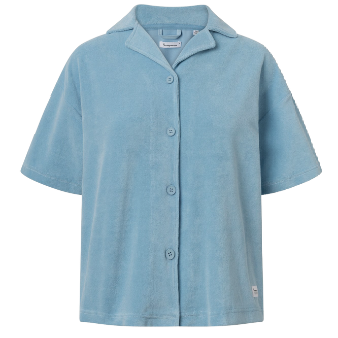 KnowledgeCotton Apparel KnowledgeCotton, Terry Shirt, airy blue, M