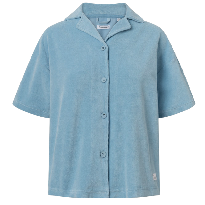 KnowledgeCotton Apparel KnowledgeCotton, Terry Shirt, airy blue, S