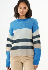 KnowledgeCotton Apparel KnowledgeCotton, Crew Neck Mix Knit, 8889 stripe, M