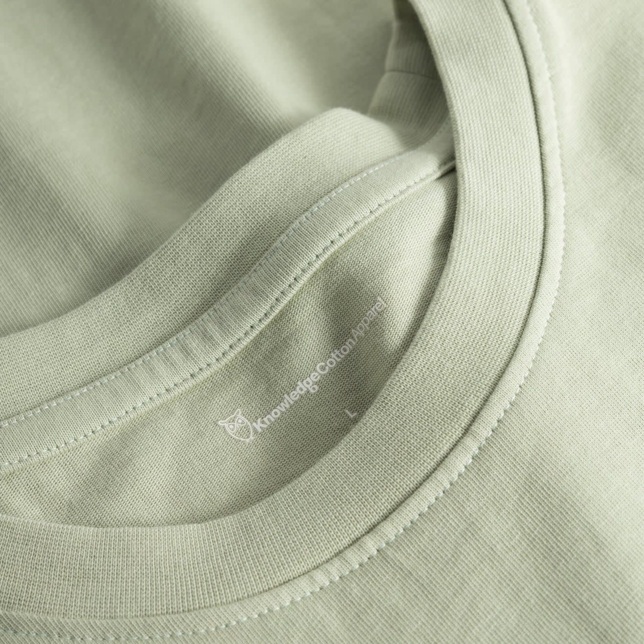 KnowledgeCotton Apparel KnowledgeCotton, Badge Tee, swamp, XL