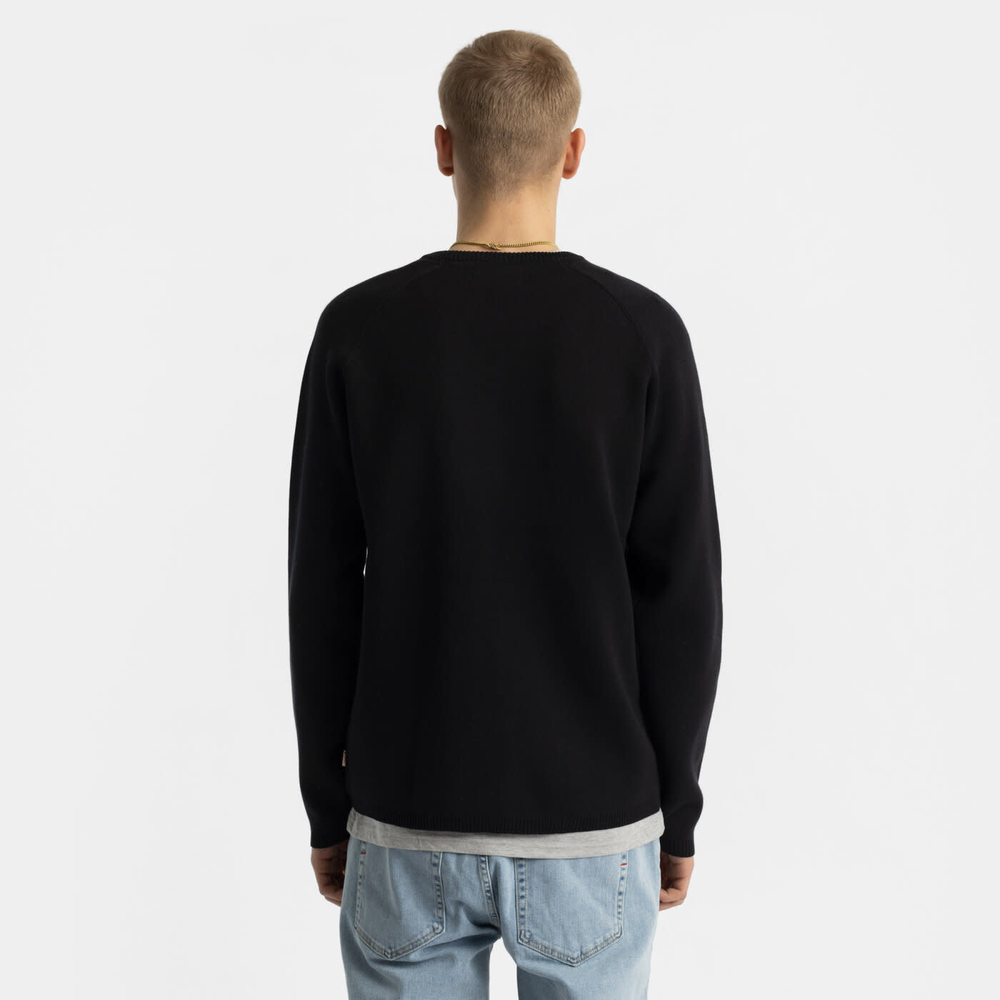 RVLT RVLT, 6573 Loose Raglan Knit, black, S