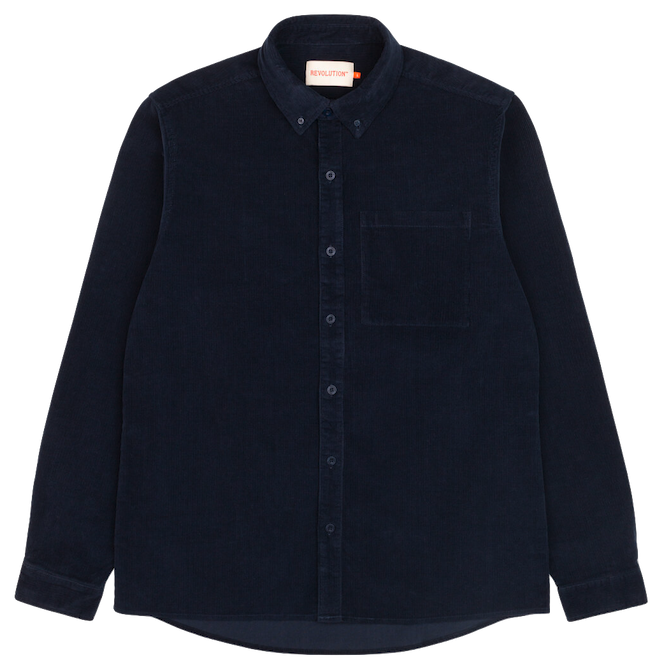 RVLT RVLT, 3921 Loose Shirt Corduroy, navy, M