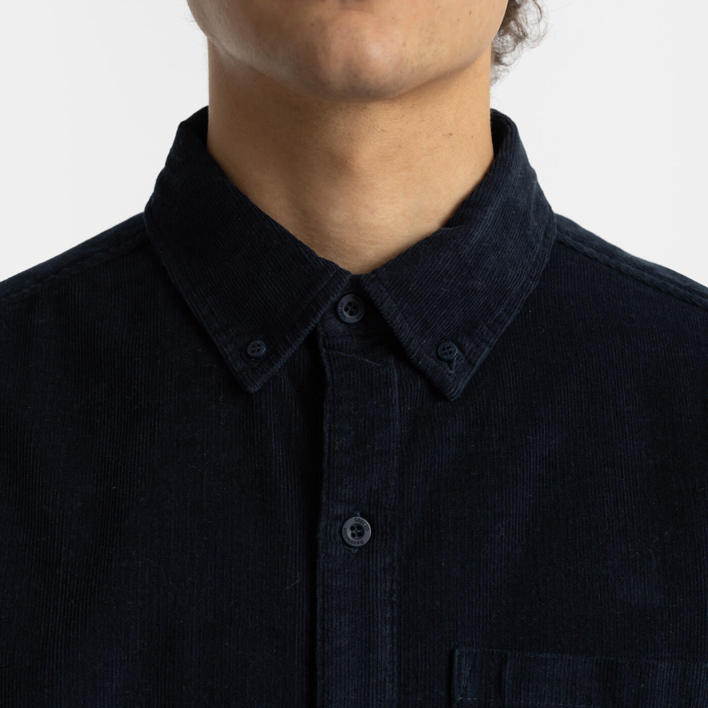 RVLT RVLT, 3921 Loose Shirt Corduroy, navy, M