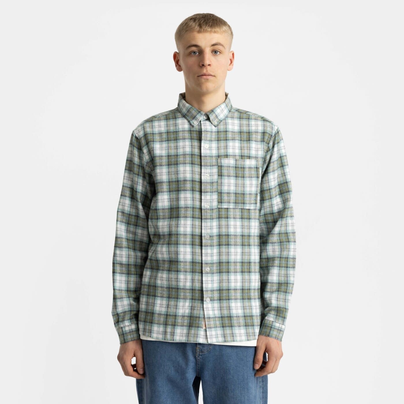 RVLT RVLT, 3917 Loose Shirt, lightgreen, L