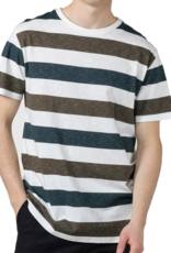 Klitmøller Klitmøller, George Tee, olive/moss green stripes, XL