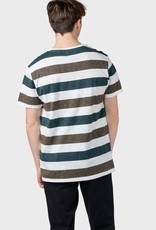 Klitmøller Klitmøller, George Tee, olive/moss green stripes, S