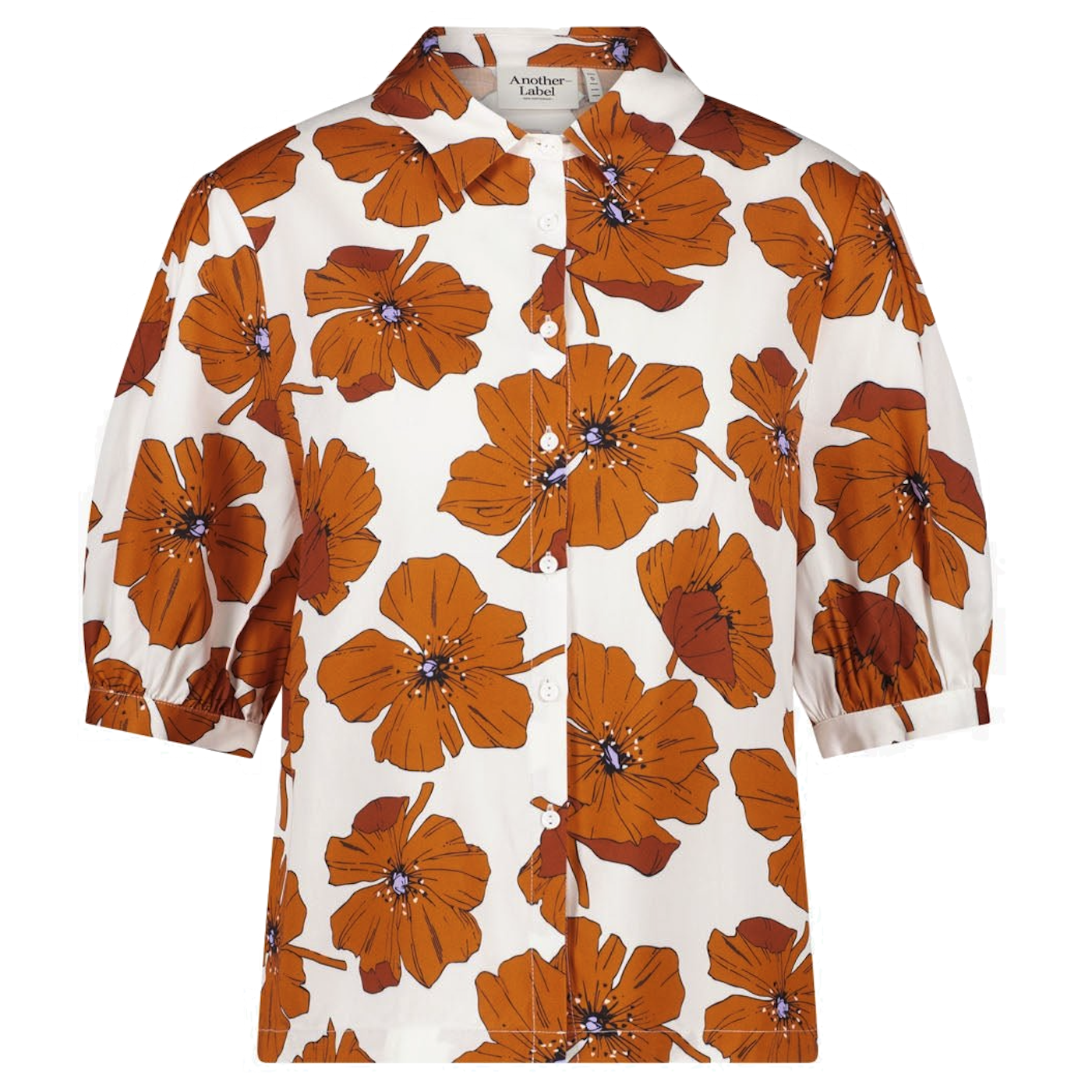 Another-Label Another-Label, Lierre Shirt, pumpkin flower, L