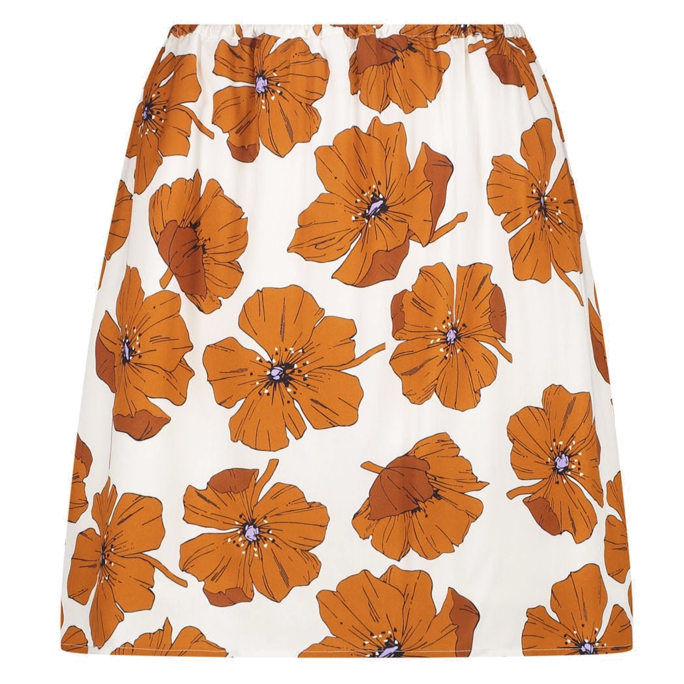Another-Label Another-Label, Fleurine Skirt, pumpkin flower, XS