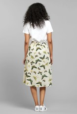 Dedicated Dedicated, Skirt Klippan Butterfly, oat white, XS