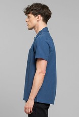 Dedicated Dedicated, Shirt Brantevik Work Stripe, dark blue, L