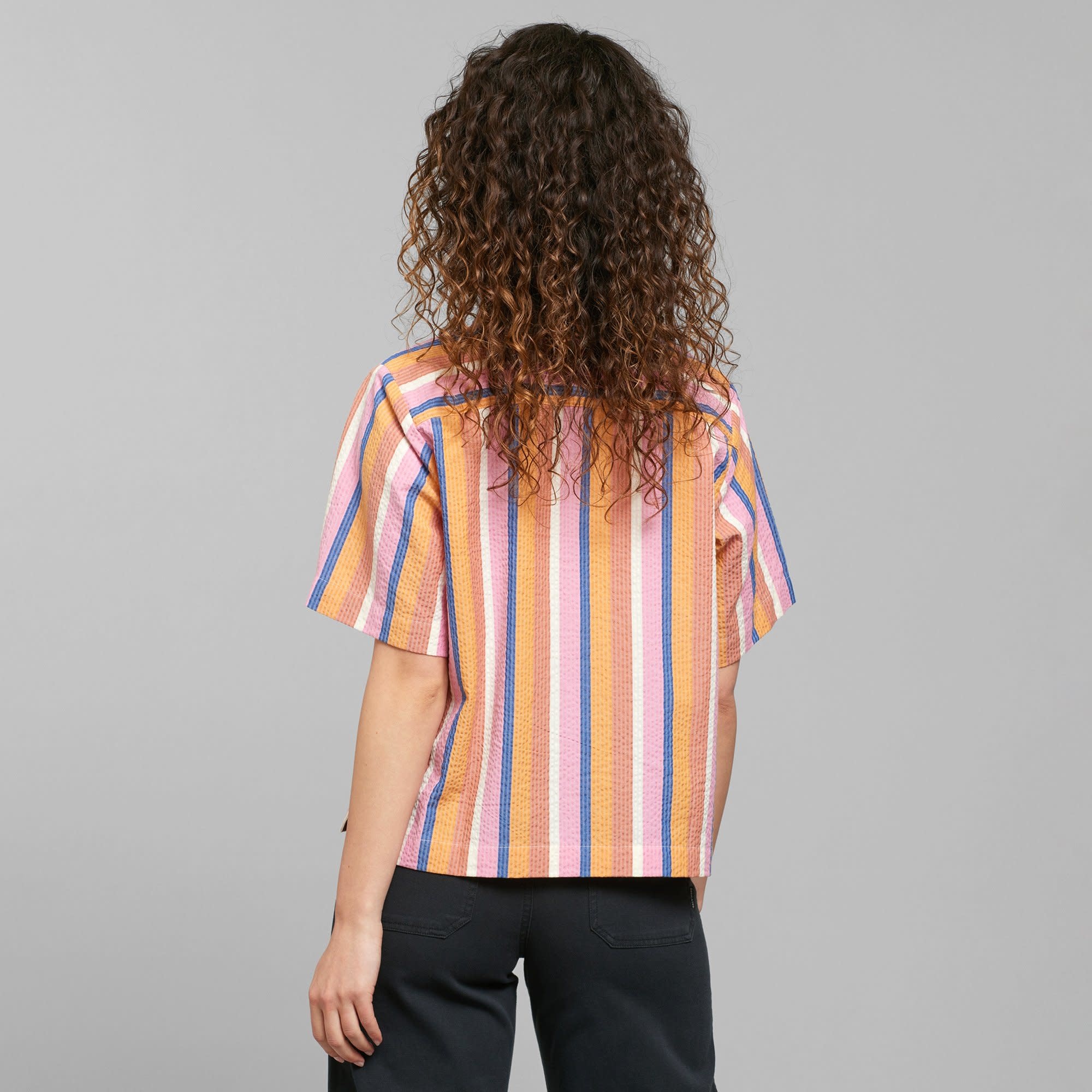 Dedicated Dedicated, Shirt Valje Stripe, multi, L