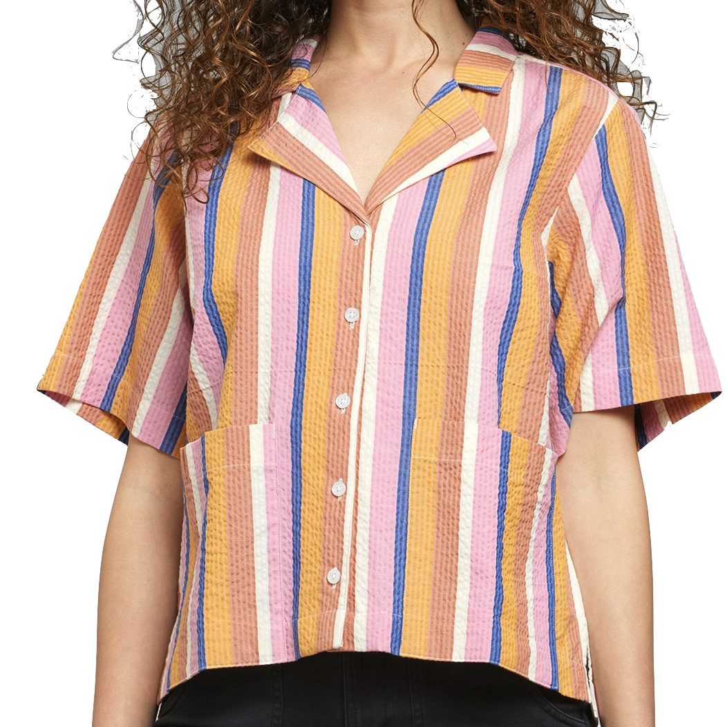 Dedicated Dedicated, Shirt Valje Stripe, multi, XS