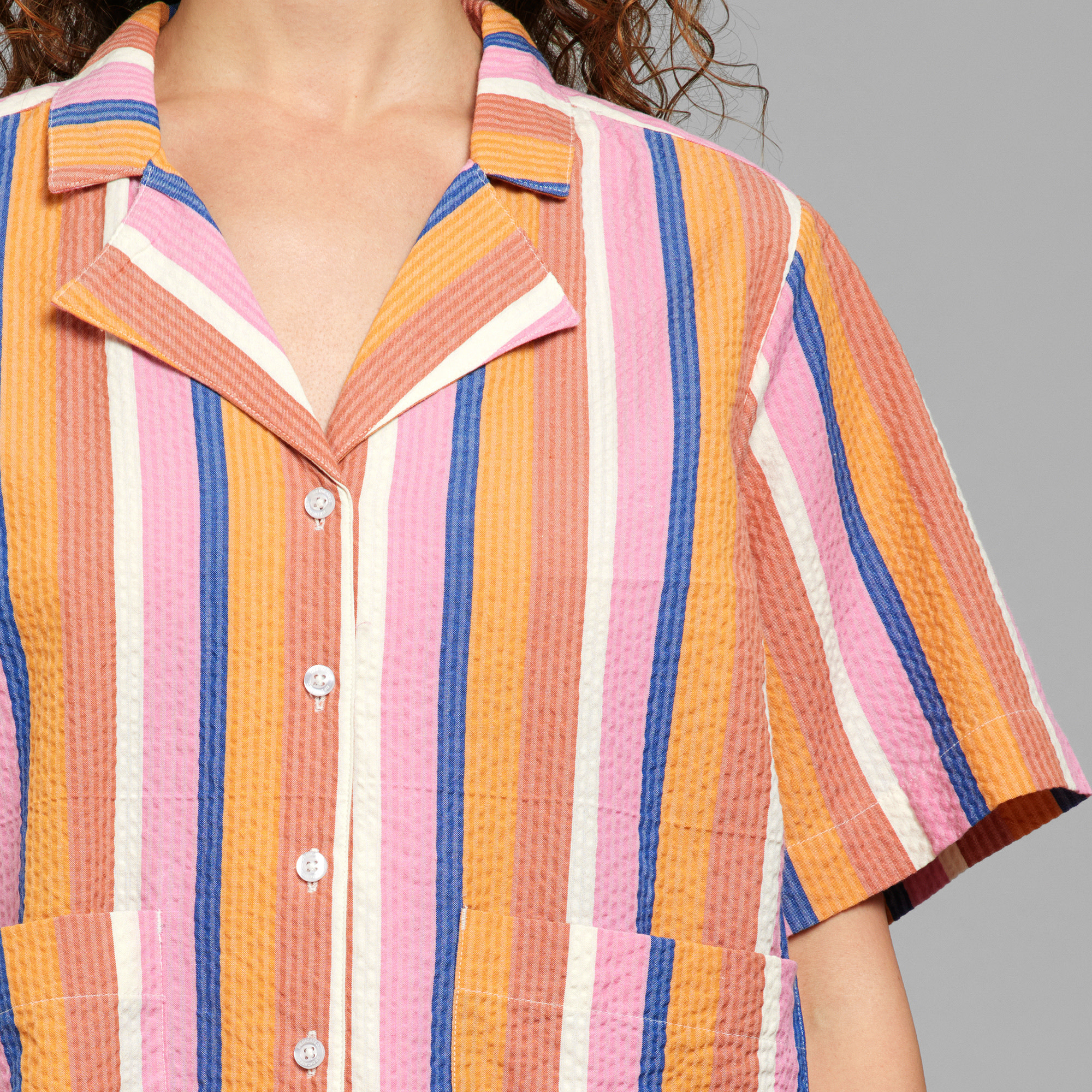 Dedicated Dedicated, Shirt Valje Stripe, multi, XS