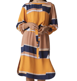 Skunkfunk Skfk, Laura Dress, orange block, L (42)