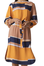 Skunkfunk Skfk, Laura Dress, orange block, XS (36)