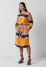 Skunkfunk Skfk, Laura Dress, orange block, XS (36)