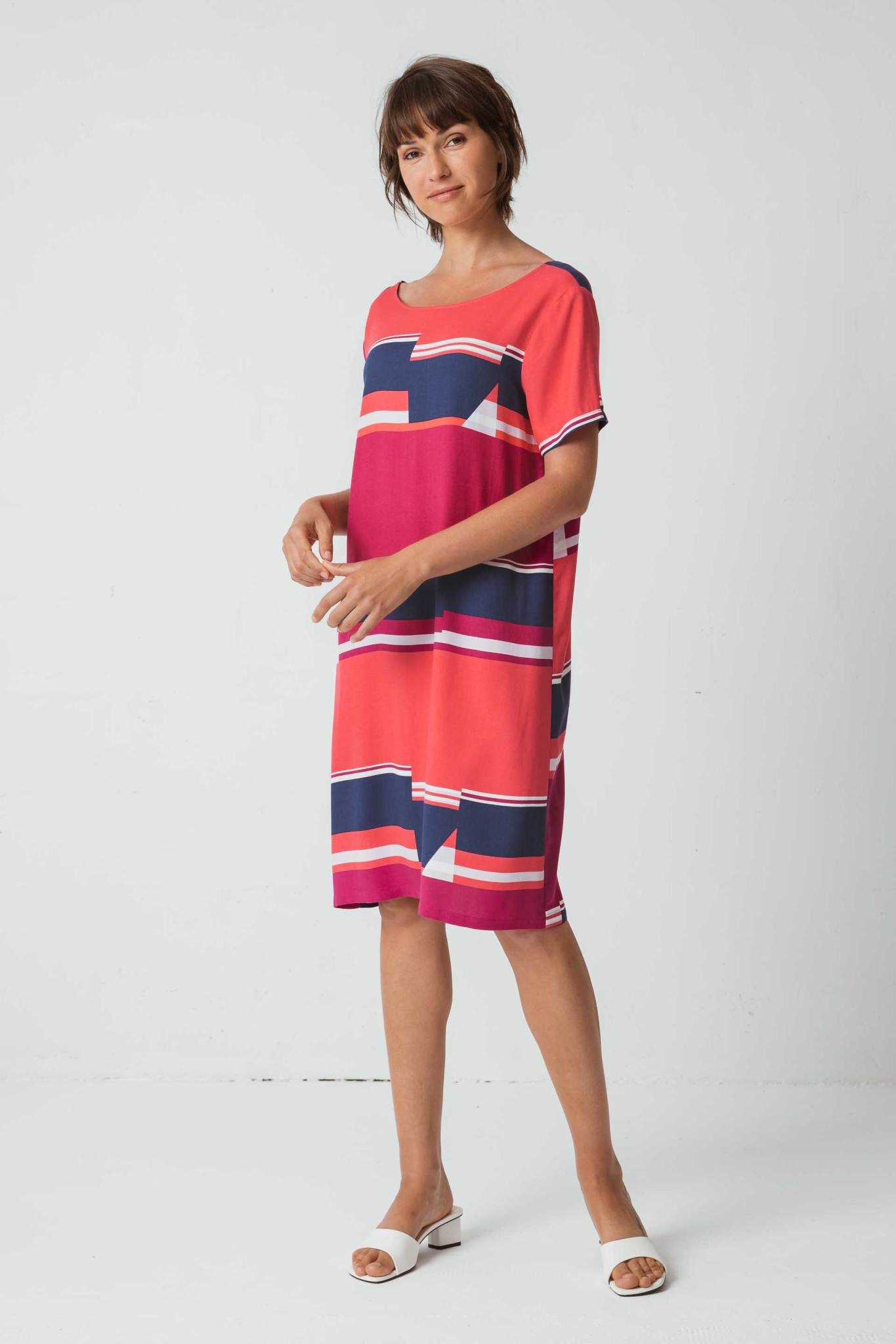 Skunkfunk Skfk, Kai Dress, cherry block, S (38)