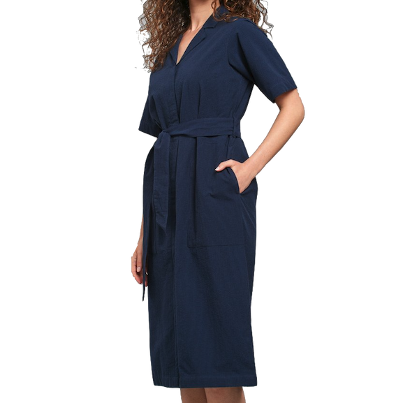 Dedicated Dedicated, Shirt Dress Orrefors, navy, L