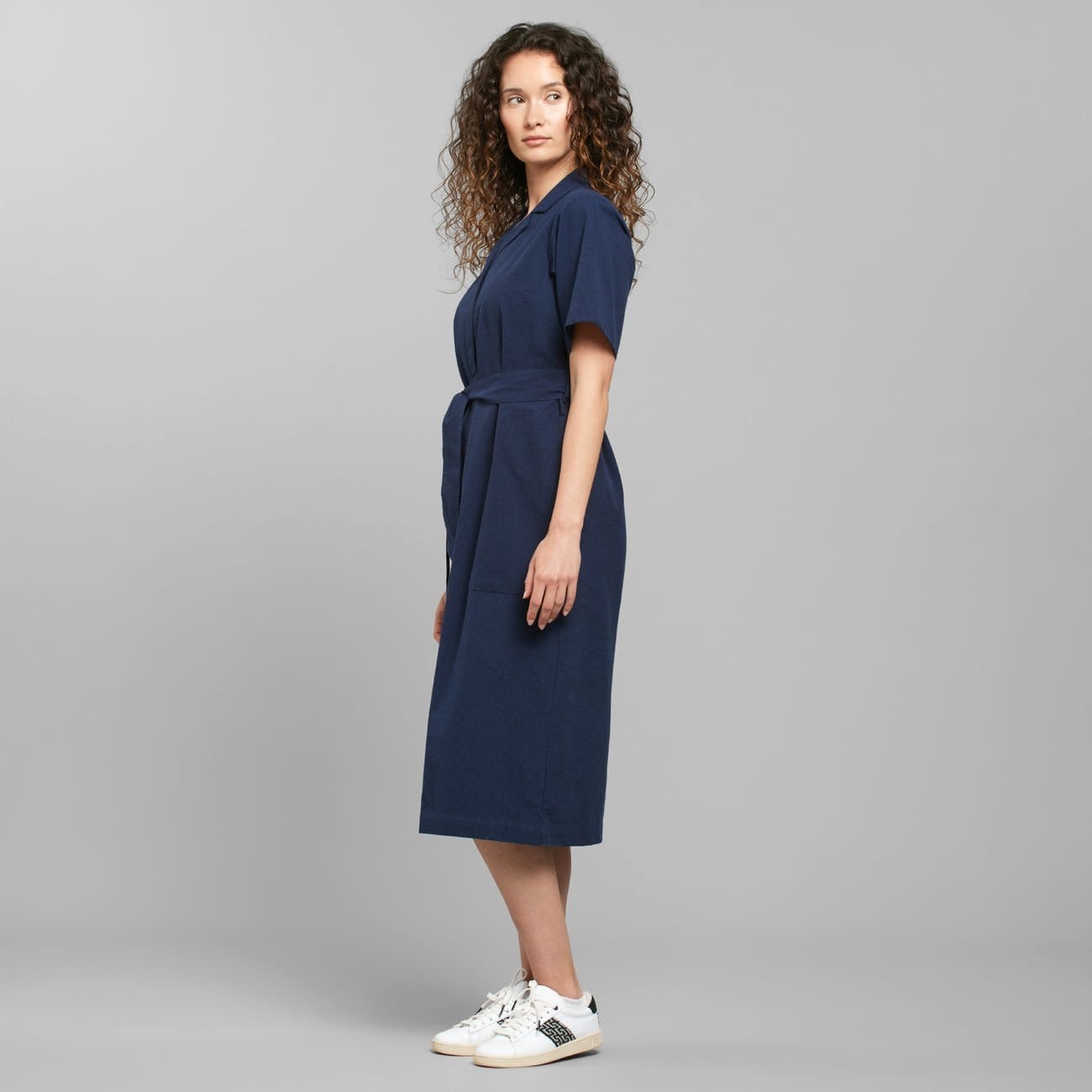 Dedicated Dedicated, Shirt Dress Orrefors, navy, M