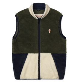 RVLT RVLT, 7716 Fleece Vest, army, S