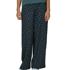 Klitmøller Klitmøller, Kaja Flower Pant, black/moss green/sky, L