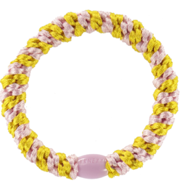 BonDep BonDep, Haargummi, yellow-pink stripe