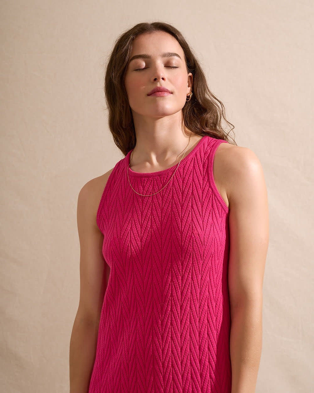 Another-Label Another-Label, Delit Knitted Dress, hot pink, M