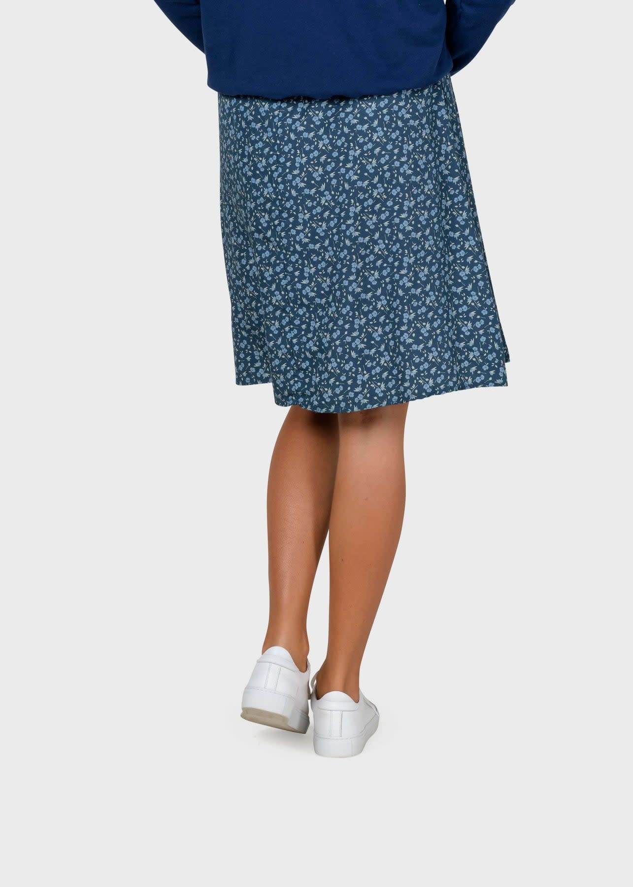 Klitmøller Klitmøller, Ramona Short Print Skirt, navy/sky/moss green, XS