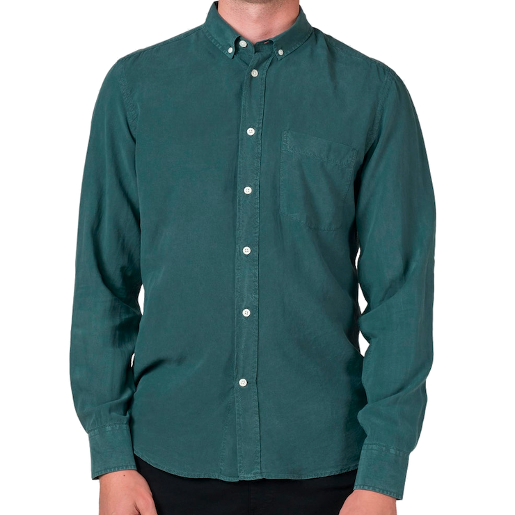 Klitmøller Klitmøller, Justin Shirt, moss green, XL