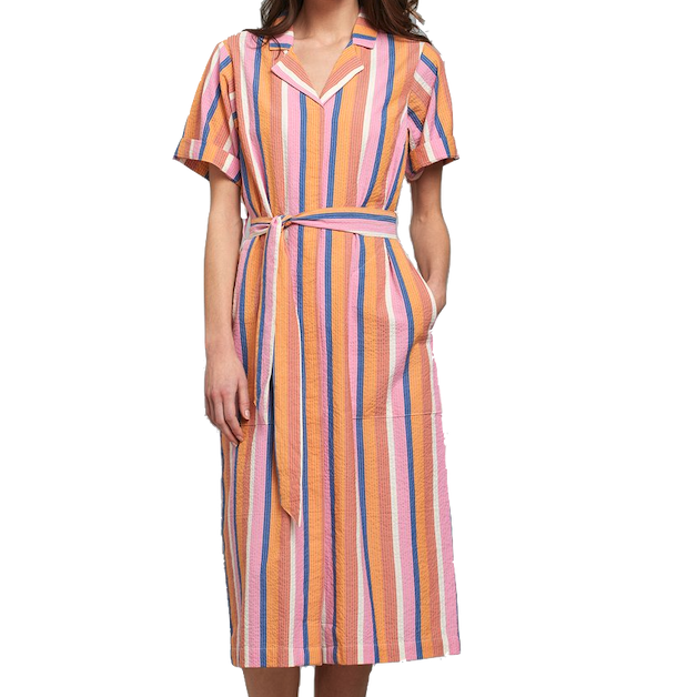 Dedicated Dedicated, Shirt Dress Orrefors, Multi Color, L