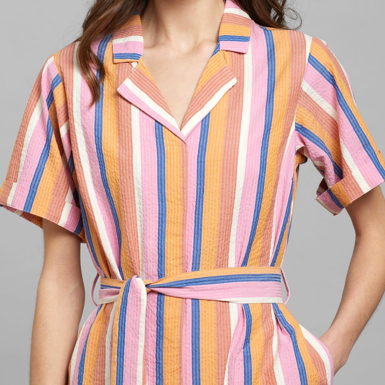 Dedicated Dedicated, Shirt Dress Orrefors, Multi Color, M