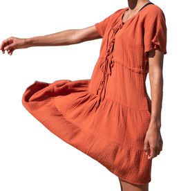 Beaumont Organic Beaumont Organic, Hazel Dress, paprika, S