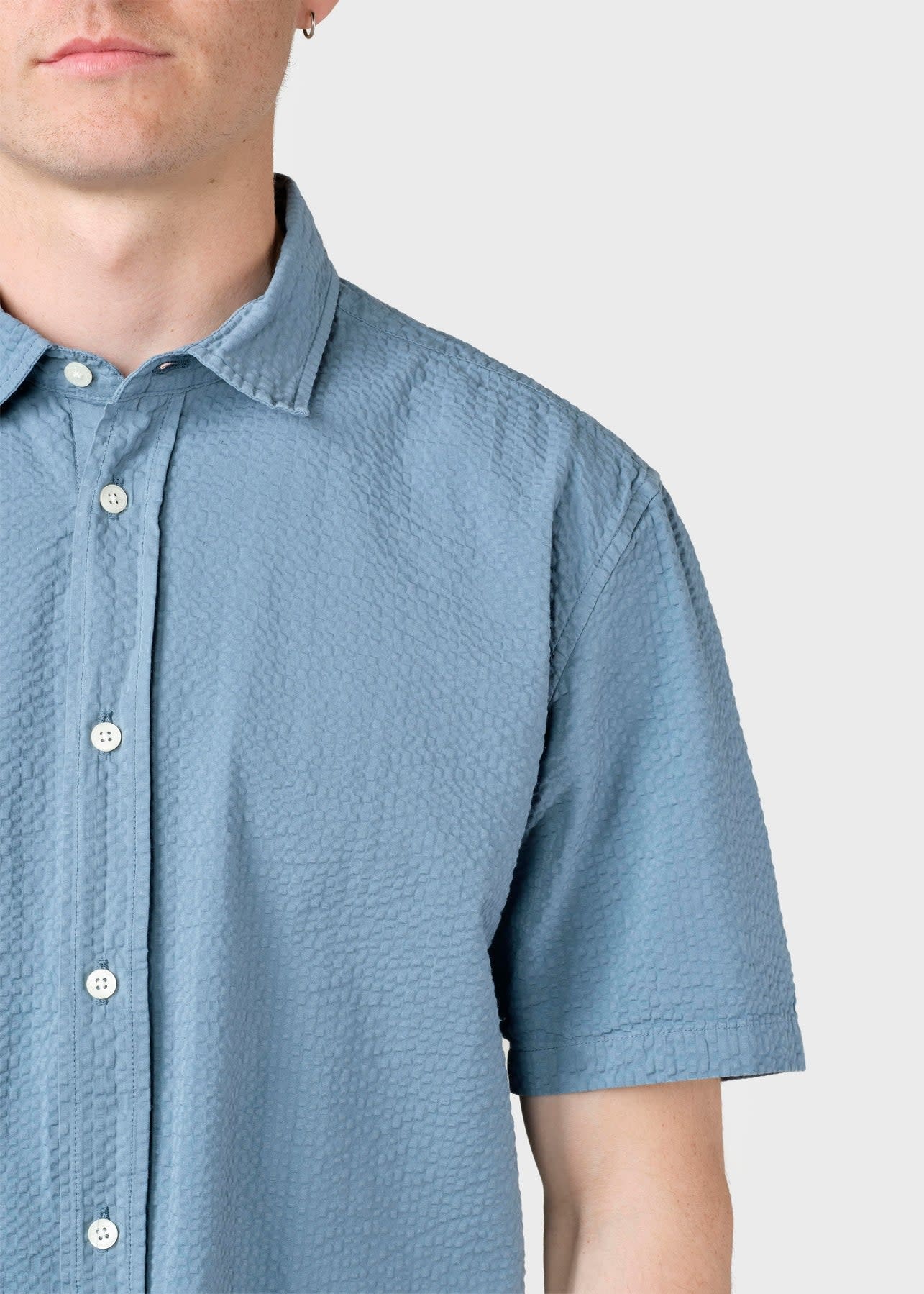 Klitmøller Klitmøller, Mario Shirt, sky blue, L