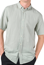 Klitmøller Klitmøller, Mikkel Linen Shirt, sage, L