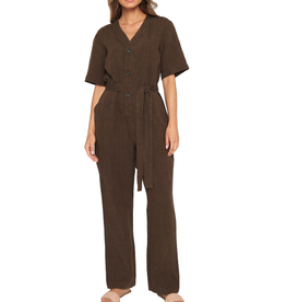 KnowledgeCotton Apparel KnowledgeCotton, Linen Jumpsuit, Cub, S