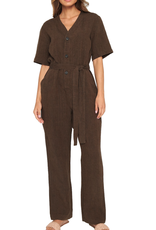 KnowledgeCotton Apparel KnowledgeCotton, Linen Jumpsuit, Cub, M