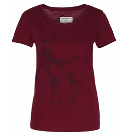 Armedangels Armedangels, Mari Twinkle Deer, cranberry red, XS