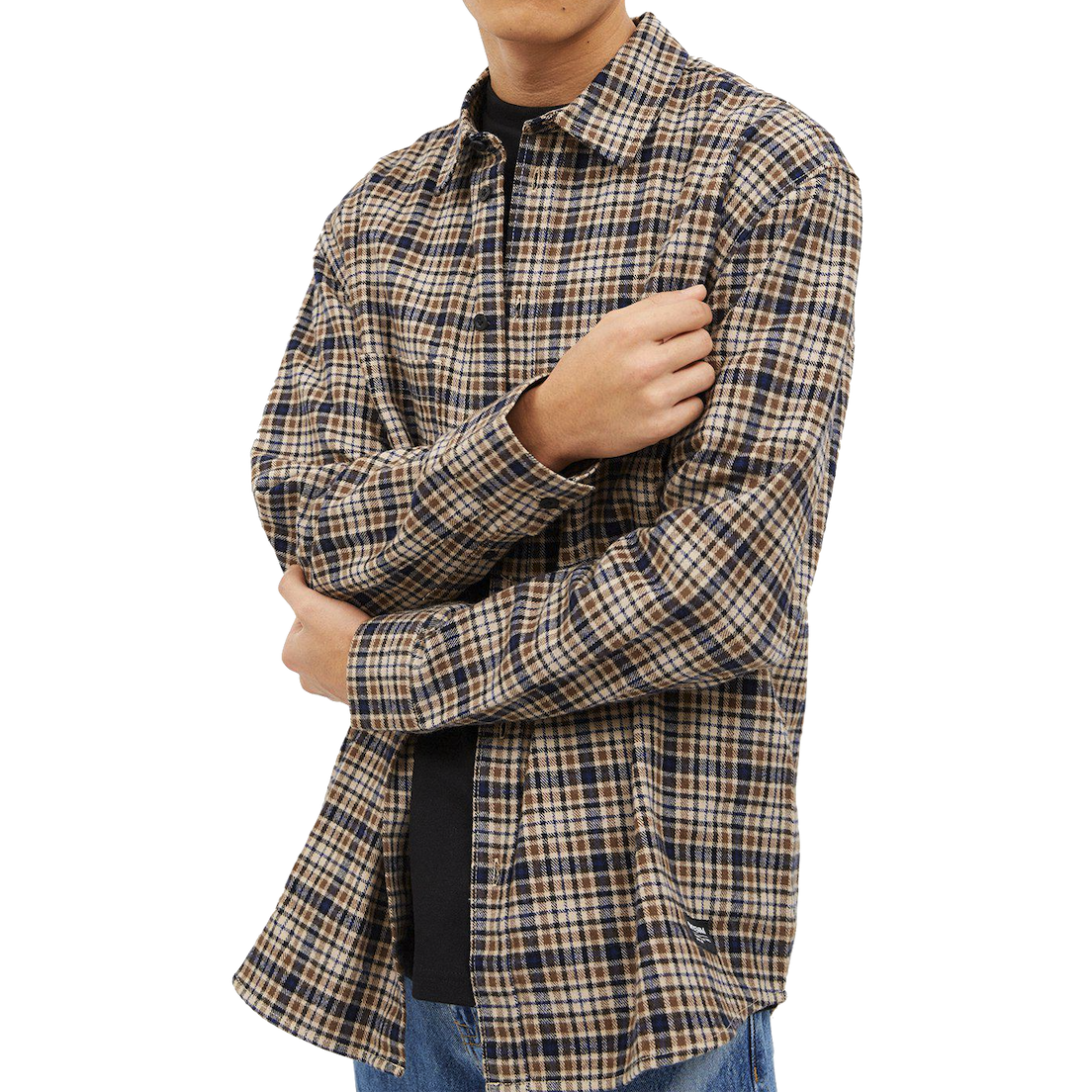 Dr.Denim Dr. Denim, Frank Worker Shirt, ocean check, S