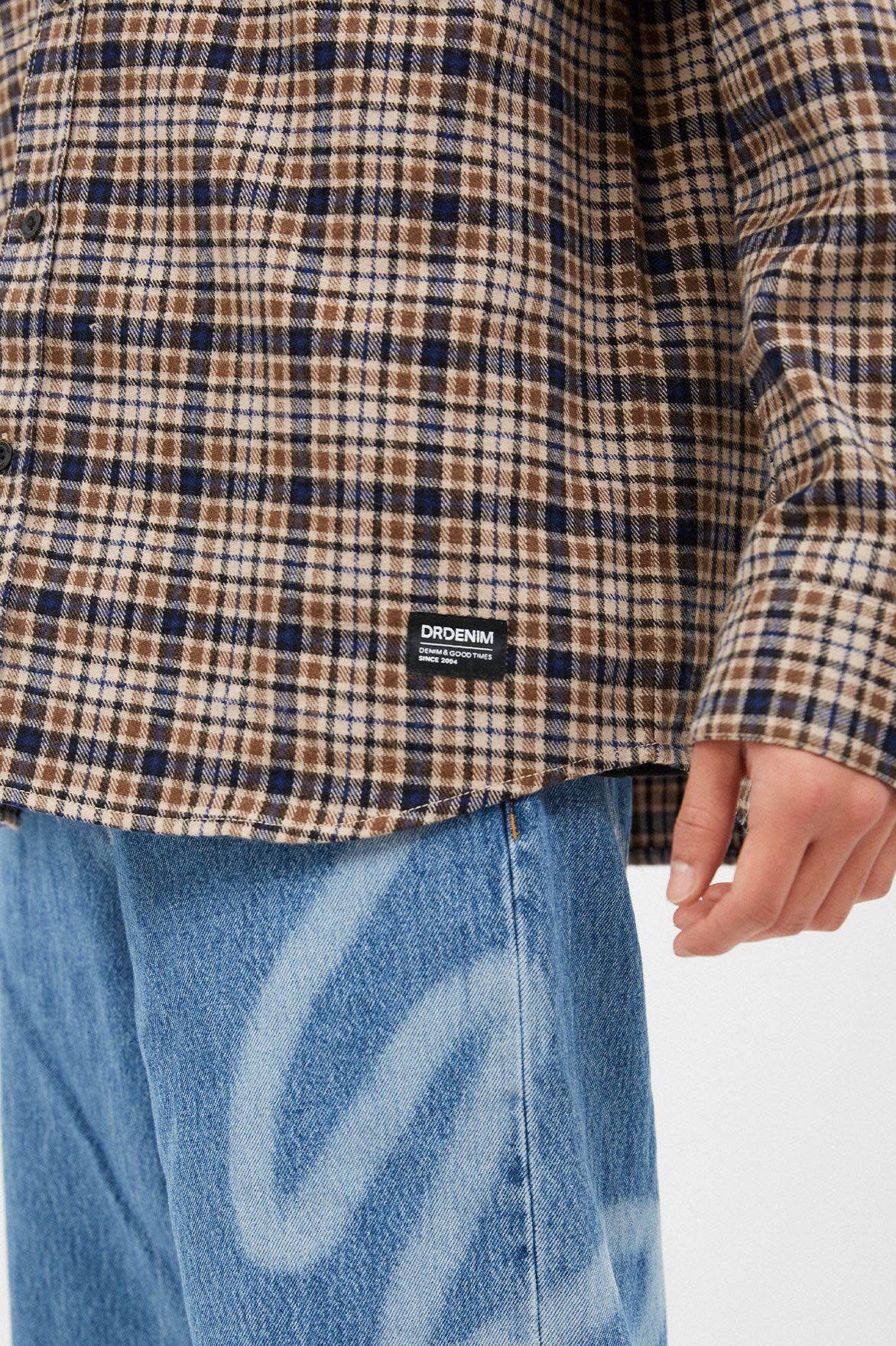 Dr.Denim Dr. Denim, Frank Worker Shirt, ocean check, S