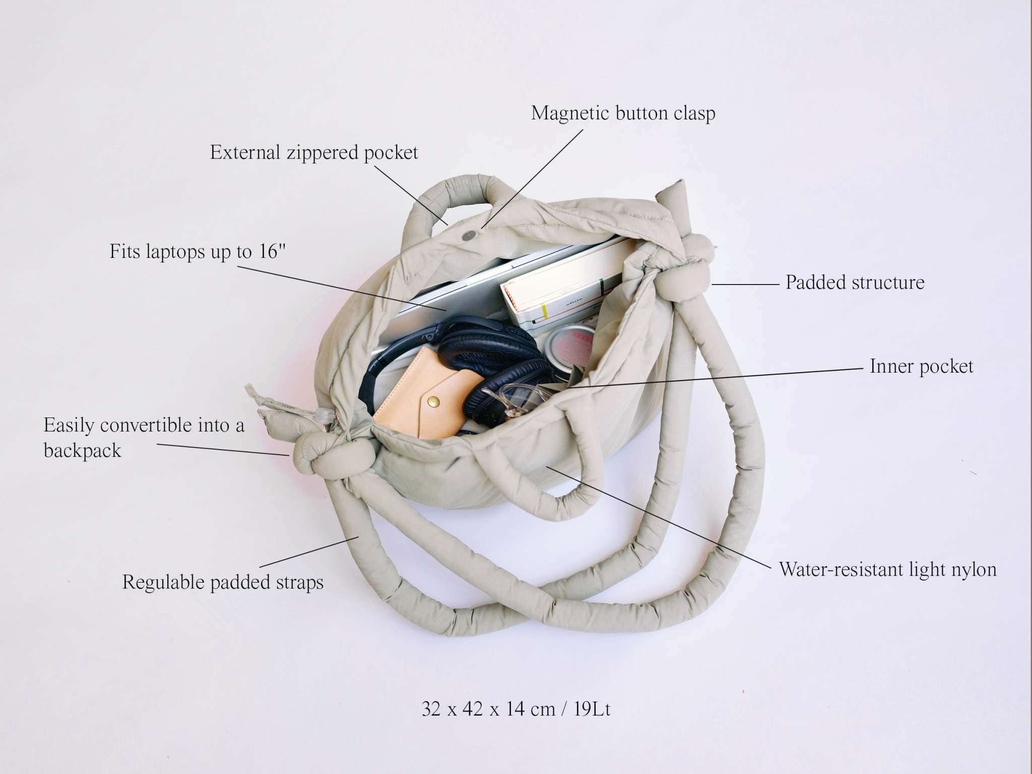 Ölend Ölend, Ona Softbag, soft peach