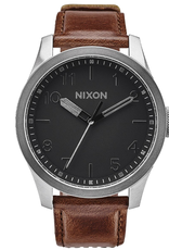 Nixon Nixon, Safari Leather, silver/black/brown