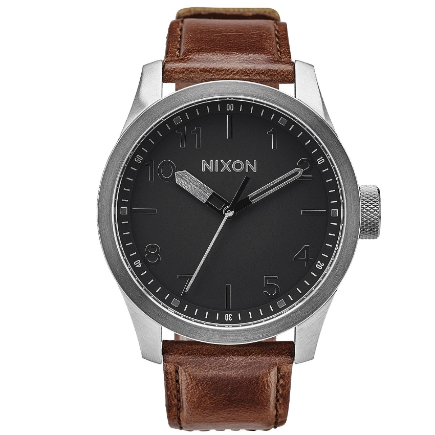 Nixon Nixon, Safari Leather, silver/black/brown