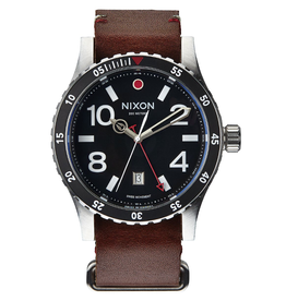 Nixon Nixon, Diplomat, Black/Brown, One Size