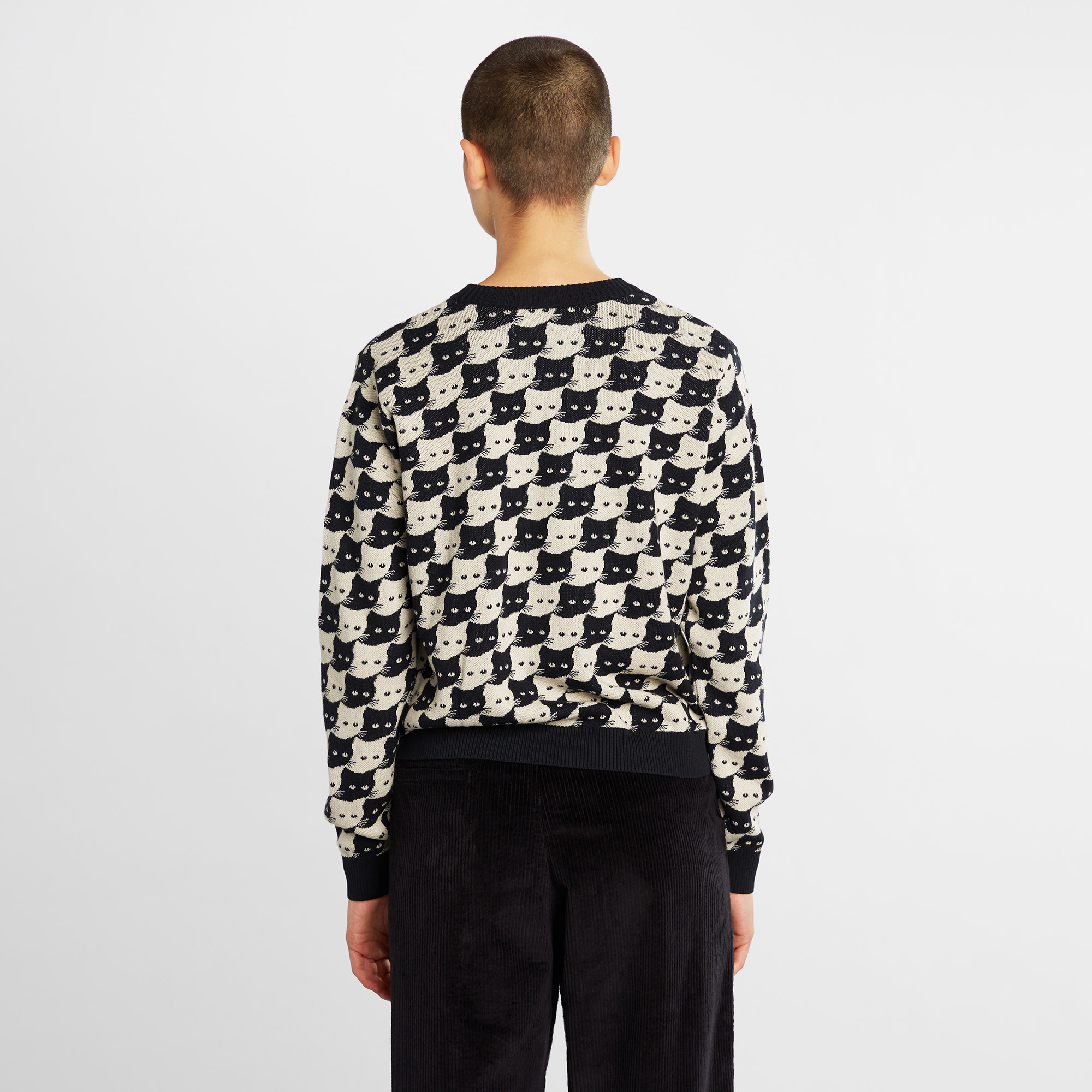 Dedicated Dedicated, Arendal Pepita Cats, oat white, M