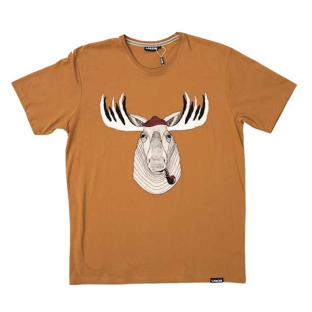 Lakor Lakor, Big Moose T-Shirt, brown, XL