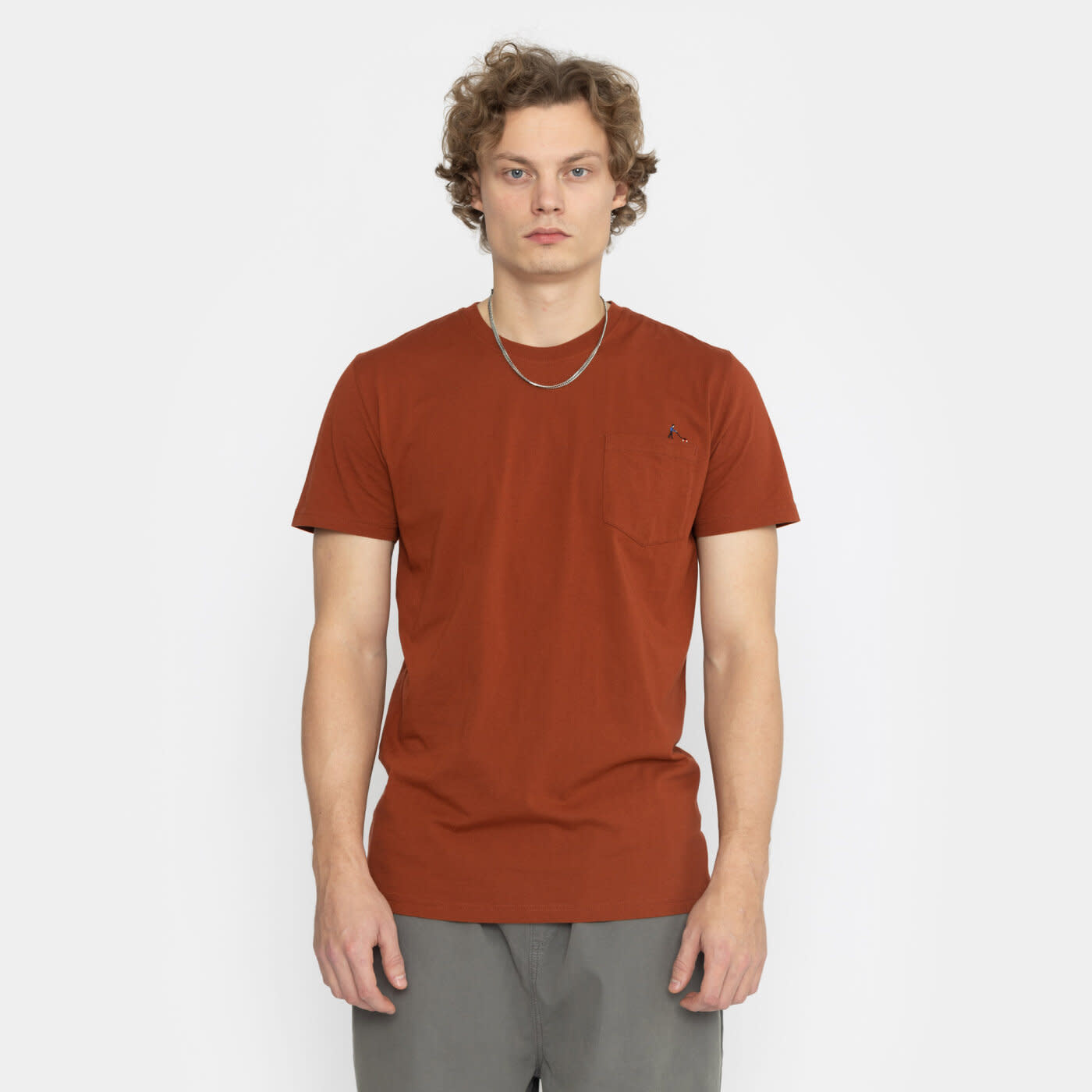 RVLT RVLT, 1336 MOV T-Shirt, darkred, XL