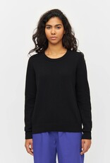 KnowledgeCotton Apparel KnowledgeCotton, Lambswool Crew Neck, black jet, XS