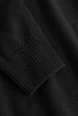 KnowledgeCotton Apparel KnowledgeCotton, Lambswool Crew Neck, black jet, XS